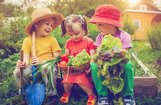 enfant-jardinage-potager