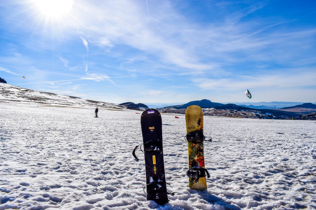 Snowboard en hiver