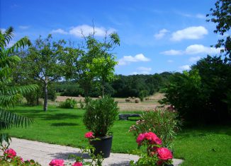 Jardin fleuri en Vendée